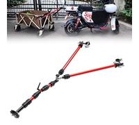 XHSMYXGS Remorque de vélo Connecteur d'attelage, Barre de remorquage de vélo Bielles Remorque de vélo Poteau de remorquage Connecteur de Camping-Car E-Bike