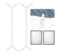 XHTXHT Tendeur Drap Housse,2 Pièces Attache Drap Housse Elastique Drap Housse,Pince Drap Housse,pour Les canapés, Le Linge de lit, Les Tables à Repasser