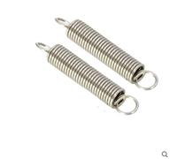 Xhuan-Ressorts d'extension 1,0 * 10 * L 1,0 mm en acier inoxydable Printemps avec une extension de crochet Dia 10 mm Longueur de ressort de 30 mm à 150 mm, 2pcs, Robuste et polyvalent(1x10x80)