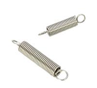 Xhuan-Ressorts d'extension 10pcs / lot 0,3 mm en acier inoxydable Printemps avec le ressort d'extension de crochet OD 2 mm-4 mm de longueur 10 mm à 50 mm, Robuste et polyvalent(25mm,2mm)