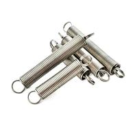 Xhuan-Ressorts d'extension 304 Extension en acier inoxydable Spring Fil Dia 1,5 mm Extérieur Dia 10~15 mm Longueur totale 110~200 mm Spring avec boucle, 2 pcs, Robuste et polyvalent(110mm,15 Mm)