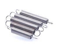 Xhuan-Ressorts d'extension S Extension de crochet Spring fil Dia 0,8 mm OD 10 mm 304 Cylindroid hélicoïde Tension de tension Coil Longueur de ressort 25-60 mm, 5pcs, Robuste et polyvalent(0.8x10x35mm)