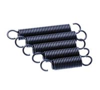Xhuan-Ressorts d'extension Tension Spring With Open Hook Wire Diameter 0.8mm Expansion Spring Outer Dia 5/6/7/8/10mm Length 15-60mm， 10pcs， Robuste et polyvalent(60mm,5mm)