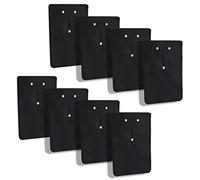 XhuangTech Lot de 8 tapis de protection de peinture de voiture pour porte-vélos de voiture, 12 x 9 cm, en TPU, protection contre les rayures, le coffre de voiture, accessoire de porte-vélo (noir)