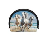 Xhuibop Petit sac à main pour pièces de monnaie - Mini pochette pour pièces de monnaie - Cadeau pour femme, Crazy Horse