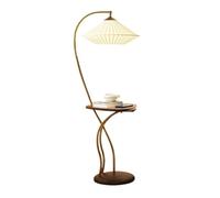XHURWDZ643KM Debout Lampadaire avec ports USB, lampes de table à 3 températures couleur étagères Éclairage intérieur