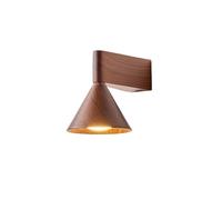 XHURWDZ643KM Éclairage intérieur Walnut Bedroom Bedside Lights Atmosphere Background Wall Aisle Lamp Décoration(Bruin)