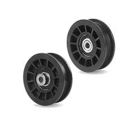 XhWser Lot de 2 galets tendeurs plats 532194327 compatibles avec 142 R, 143 R II, 155 BT, 2042LS, 2146XLS, 2246LS, 2346XLS - Pièces de rechange pour Husqvarna