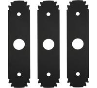 XhWser Lot de 3 lames de bordure dentelées en acier AC04215 de 20,3 cm, trou central de 2,5 cm pour UT50500 UT15518 RY15518 RYEDG11 P2310 P2300B Compatible avec Ryobi
