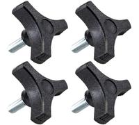 XhWser Lot de 4 boutons d'écrou papillon 481625-01 3/8-16 pour STCII-48V-22FS STT-28CAT-SS STT52-22CH Compatible avec Scag, Grass Catcher, Cheetah et Turf Tiger