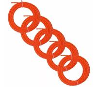 XhWser Lot de 5 bobines de fil de débroussailleuse AL2420P AL2450S, 2,7 m, compatible avec ST1500 ST1500-S ST1500F ST1500SF ST1502SA ST1520S Pièces de rechange pour EGO