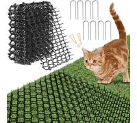 XHYASD Lot de 20 grilles d'épines contre les chats - 20 x 15,5 cm - Tapis de protection pour chat avec pointe - Répulsif pour chat - Pour le jardin - Empêche les animaux de proximité - Convient pour