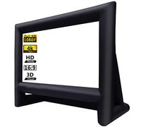 XHYCPY Écran de projection gonflable d'extérieur de 4,8 m - Emballage avec corde, souffleur + piquets de tente - Idéal pour le plaisir de la piscine en plein air