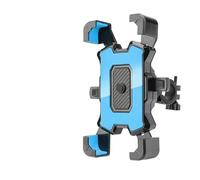 XHYFFSS Moto GPS Téléphone Navigation Support Téléphone Moto Portable pour Guidon Vélo Clip Rétroviseur pour Scooter IPhone Autres Téléphones Portables 4,8 À 6 Pouces Moto GPS Support(Handlebar-Blue)