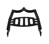 XHYFFSS Support GPS pour téléphone pour pour Road pour King pour Road pour Glide 2009 - 2024 Porte-Bagages Style Couronne Acier Massif Chromé Moto Support Navigation pour Moto(Black)