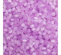 XHYXWN Lot de 1 000 Perles œil de Chat en Verre de 4 mm, Rondes et colorées, pour la Fabrication de Bracelets, Colliers, Boucles d'oreilles, Porte-clés et Bijoux