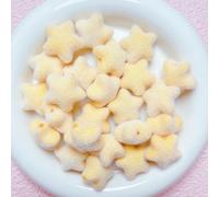 XHYXWN Lot de 20 Perles d'espacement colorées floquées de 23 x 21 mm, Perles acryliques en Forme d'étoile, pour la création de Porte-clés, Bijoux et Accessoires décoratifs Faits Main