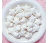 XHYXWN Lot de 20 Perles d'espacement colorées floquées de 23 x 21 mm, Perles acryliques en Forme d'étoile, pour la création de Porte-clés, Bijoux et Accessoires décoratifs Faits Main