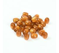 XHYXWN Lot de 30 à 100 Perles ovales en résine à Gros Trou (11 x 12,5 mm) pour Loisirs créatifs, vêtements, Sacs, Accessoires