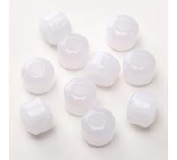 XHYXWN Lot de 50 Perles en résine à Gros Trou 10 x 12 mm, Perles intercalaires en résine, pour Colliers, Bracelets, Bijoux, Porte-clés, Accessoires