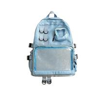 XHZPF Sac à dos d’école Adolescente fille amoureuse cœur d’amour pour femmes ordinateur portable(Bleu)