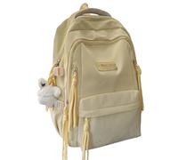 XHZPF Sac à dos polyvalent pour élèves primaires et juniors Sac d’école léger pour garçon et fille(jaune)