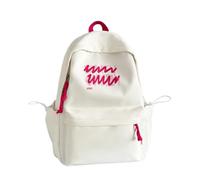 XHZPF Sac à dos pour élèves de collège et d’école légère(blanc l)