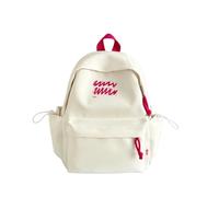 XHZPF Sac à dos pour élèves de collège et d’école légère(blanc s)