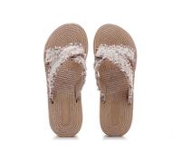 XHZPF Slippers Women'S Summer Are Worn Outside Fashionable Ethnic Style Platform Beach Sandals(beige,38)