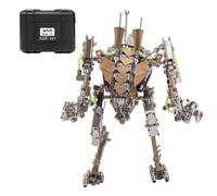XIA-A Puzzle 3D en métal pour adultes, 1 300 pièces, kit de modèle mécanique Steampunk avec joints articulés et lumières LED, décoration artistique créative pour la maison et le bureau