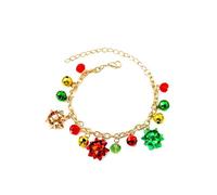 XIAGAW Bracelets de Noël, Bracelet Noel Enfant, Bracelet de Noël pour Femme, Bijoux Noel Femme, Bracelet Femme Personnalisé, Christmas Bijoux, Cadeau de Noël pour Filles et Enfants (B)