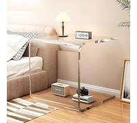 XIAGJAO Table de Chevet en Acrylique, Table de Chevet Transparente Simple, Table de Bout de Table de Chevet Pliable pour Chambre à Coucher, Salon (Color:Transparent)