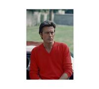 XIAGN Acteur Alain Delon Impression sur toile Décoration murale pour salon, chambre à coucher 20 x 30 cm