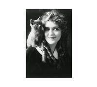 XIAGN Mary Pickford Poster sur toile avec actrices du film du XXe siècle pour décoration de chambre à coucher, bureau, cadeau (20 x 30 cm)