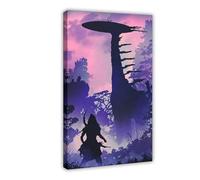 XIAGN Poster Horizon Zero Game sur toile pour décoration de chambre à coucher, bureau, chambre, cadeau (30 x 45 cm)
