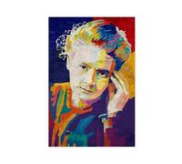 XIAGN Poster Marie Curie (2) sur toile - Décoration murale pour salon, chambre à coucher - 40 x 60 cm