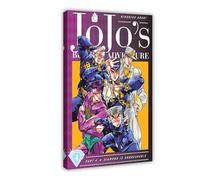 XIAGN Poster sur toile Anime JoJo's Bizarre Adventure 2 - Décoration pour chambre à coucher, bureau, chambre - Cadeau - 30 x 45 cm