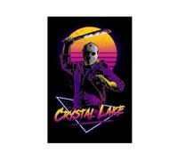 XIAGN Poster sur toile Jason Vorhees Friday The 13th - Décoration pour chambre à coucher, bureau, chambre - Cadeau - 50 x 75 cm