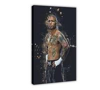 XIAGN Poster sur toile Miguel Cotto - Décoration de chambre à coucher, bureau, chambre - Cadeau - 20 x 30 cm