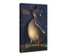 XIAGN Poster sur toile War Mongering Goose - Décoration pour chambre à coucher, bureau, chambre - Cadeau - 50 x 75 cm