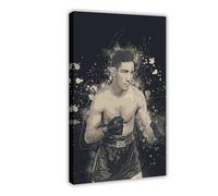 XIAGN Poster Willie Pep sur toile - Décoration pour chambre à coucher, bureau, chambre - Cadeau - 50 x 75 cm