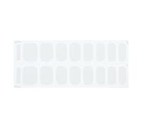 XIAHIOPT Lot d'autocollants en gel semi-durci pour lampe - Couverture complète - Couleur unie - Manucure - Pour femme