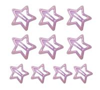 XIAHIOPT Lot de 10 épingles à cheveux en forme d'étoile en métal pour filles