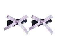 XIAHIOPT Lot de 2 barrettes à cheveux en forme de nœud en forme de ruban pour filles