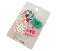 XIAHIOPT Lot de 2 pinces à cheveux mignonnes pour enfants - Couleur bonbon - Pour queue de cheval - Épingles à cheveux pour adolescents et enfants - Couleurs assorties