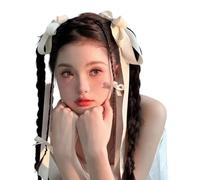 XIAHIOPT Lot de 5 barrettes à cheveux en forme de nœud pour mariage, fête, vacances, printemps, camping, photographie