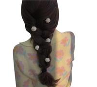 XIAHIOPT Lot de 5 barrettes à cheveux en forme de rose pour femme