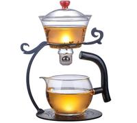 XIALON Théière créative en verre résistant à la chaleur pour thé et café