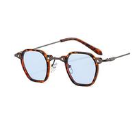 XIANDE 2022 Nouveau Rectangle littéraire métal Petit Cadre rétro Classique Streetwear Lunettes Dame Oeil de Chat Lunettes de Soleil pour Les Femmes