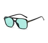 XIANDE Vintage carré Femmes rétro Miroir Femme Noir Jaune Mode Bonbons Couleurs Lunettes de Soleil